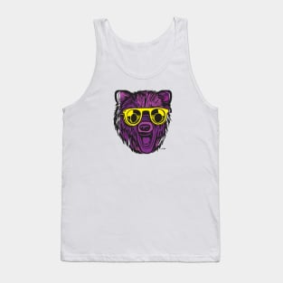 Bear with Sunglasses Tank Top